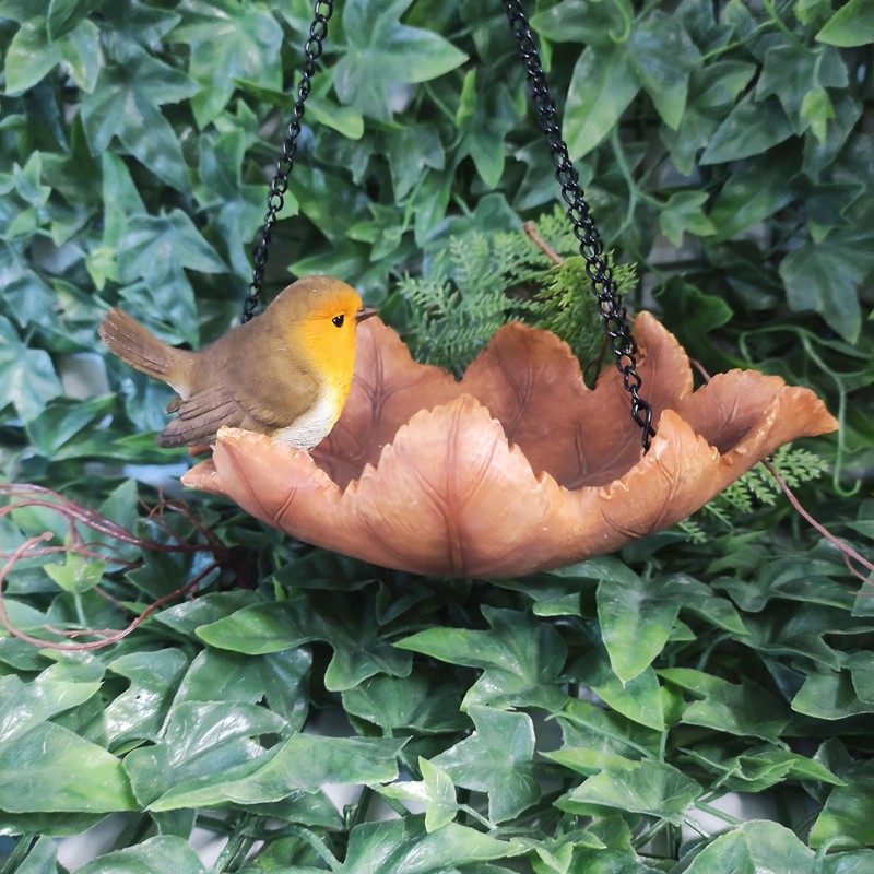 Vivid Arts - Hanging Robin Leaf Feeder - HGF-036