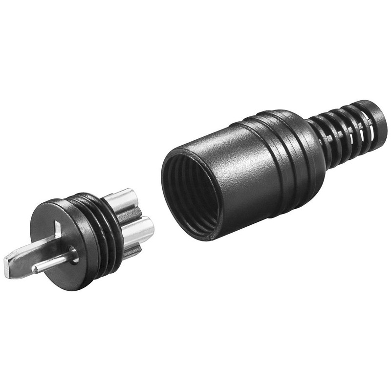 Speaker Plugs with Screw Connection, Kink Protection, Screwable Housing Pack