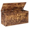 Timberer 39.4" Storage Chest, Wooden Storage Bench, Large Storage Trunk