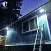 Solar Flood Light Outdoor Remote 6000K Bright White Floodlights Ip65