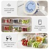 Fruit Vegetable Washing Bowl with Strainer, Berry Lettuce Keeper for