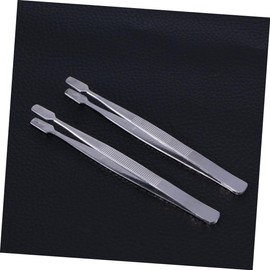 OSALADI 3pcs Stainless Steel Stamp Tweezers for Easy Handling of Stamps and False Eyelashes Lightweight and Tweezers for Convenient Use Crafting and Beauty Applications