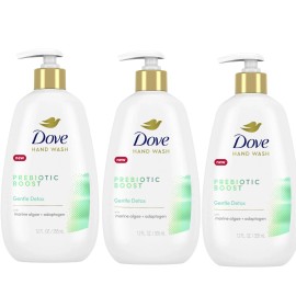 Dove 3 Pack Dove Prebiotic Hand Wash - Marine Algae & Adaptogens, 12oz Bottles NEW