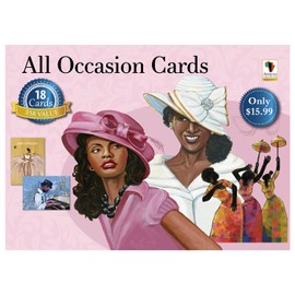 African American Expressions - All Occasion Boxed Cards Assortment #12 (Box of 18 cards, 5" x 7") AOAB-760