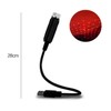 SoCal-LED Car USB Red Star Projector Night Light Adjustable Interior