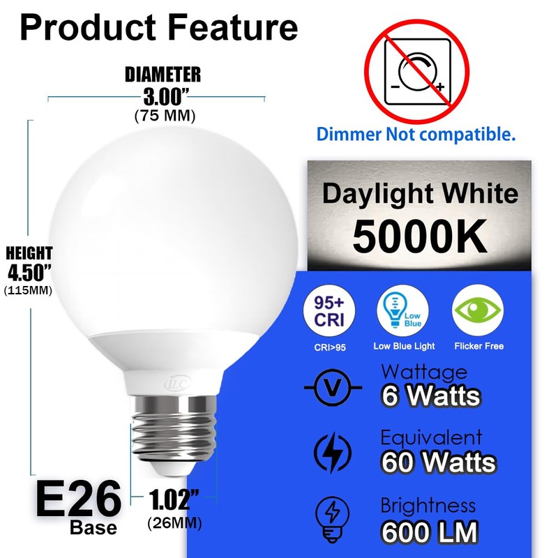 ILC Smart G25 - Bombillas LED que cambian de color