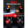 Amazicha 1" Motorcycle LED Tail Brake Light with Bracket, Waterproof