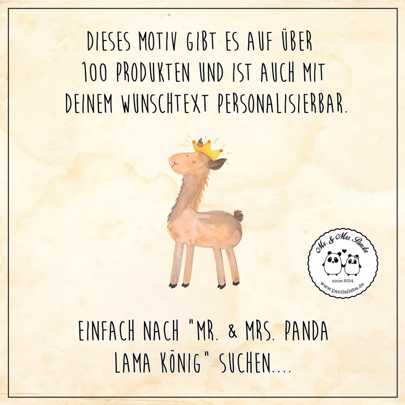 Mr. & Mrs. Panda Children's Drinking Bottle Lama King -