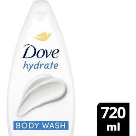 Dove Hydrate Body Wash with Plant-Based Moisturizers – 720ml Shower Gel for Softer, Smoother Skin After One Use