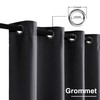XWZO Blackout Curtains Shades Window Curtain Panels with Tiebacks- Noise