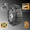 Tire Snow Chains, 6 Pcs, Adjustable, Premium Quality, All Season,