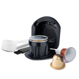 RECAFIMIL Capsule Converter for Nespresso Original Capsules, Reusable Coffee Pods Adapter Coffee Capsule Converter Holder Compatible with Genio S/Piccolo XS