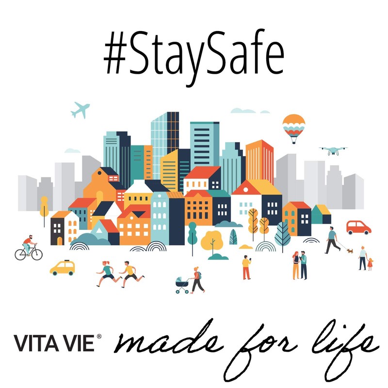 VITA VIE Body Wash, Lemon Scent, Antibacterial Soap for Hands