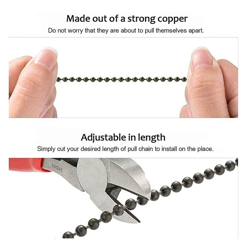 Ceiling Fan Pull Chain 12 inch Cristal Bullet Pull Chain