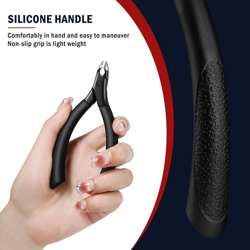 FVION Precise Cuticle Nippers, Extra Sharp Cuticle Nippers, Cuticle Scissors,
