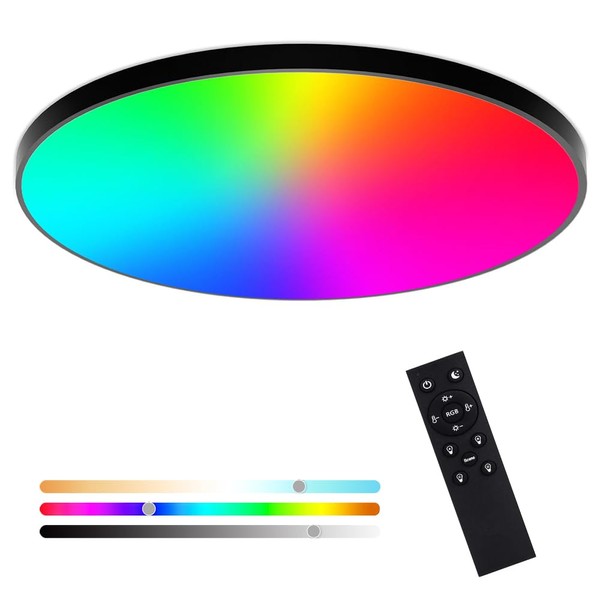 LED Ceiling Light, Dimmable, 24 W WiFi LED Ceiling Light,