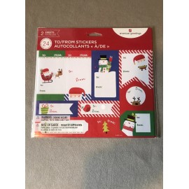 American Greetings Christmas Gift Labels. Includes Two Sheets ~New