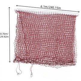 Portable Badminton Net,Foldable Nylon,6.1 x 0.76 m,for Volleyball,Pickleball Junior,Tennis,Training,Indoor Outdoor Court(red)