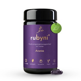 Rubyni Aronia 400 mg Organic Aronia Berry Extract per Capsule 90 Capsules