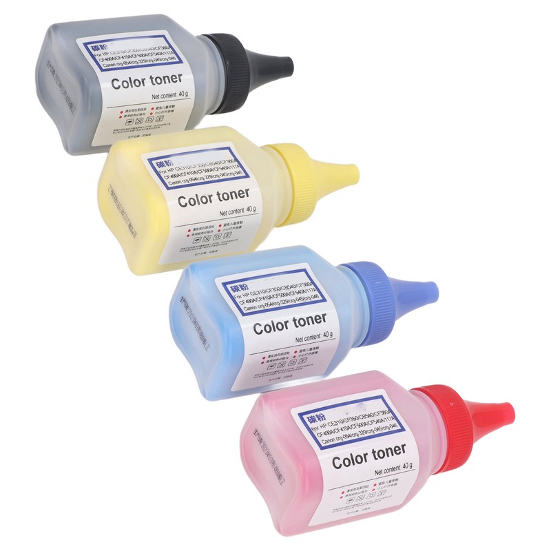 Colorful Black Printer Toner Powder Chip Set for CF350A CE310A