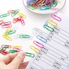 Eupneicu Eupneicu Büroklammern Bunt [280 Pcs], Wiederverwendbare Paper Clips Für