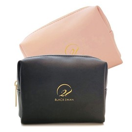 Black Swan Makeup Pouch Pink Black / 블랙스완 메이크업 파우치 핑크 블랙