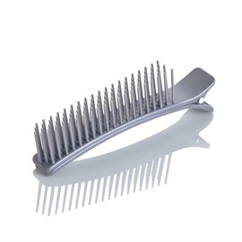 HAIRMAM Hair Coloring Clip 2pcs 1set For Long Hair, Highlighting, Sectioning, Root Bleaching (Grey)