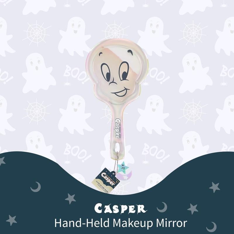 Casper Hand-held Makeup Mirror Lightweight Design Adorable For Magical Beauty