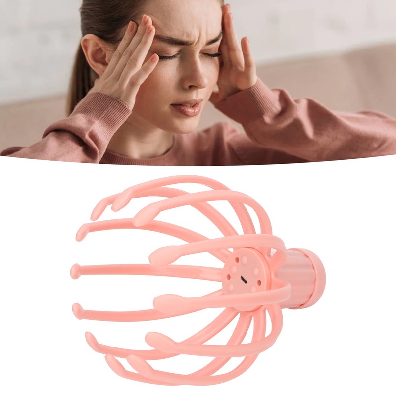 Electric Head Massage Scratcher Cordless 12 Fingers Deep Relaxation Stress