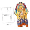 WOONEKY Chinese Dragon Pattern Hair Cutting Cape Large Barber Cape