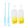 Portable Urinal Bedpan Cleaning Brush Extra Long Handle Sponge Urinal