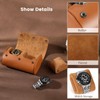BAIGIO Portable Watch Box Watch Roll with Watch Cushion, Travel