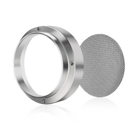 53mm Espresso Accessories Set, Puck Screen & 53mm Dosing Funnel Set, Coffee Bar Accessories Fits 54mm Portafilters (Medium 53MM)
