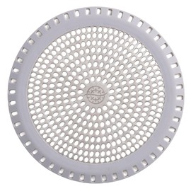 Ultra ShowerRing, The Ultimate Shower Drain Protector/Hair Catcher/Strainer/Snare/Cover (Gray)