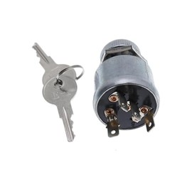 Replacement Parts For Fit EZGO Golf Cart Key Switch 4 Prong Pin 2 Keys 81 UP Gas or Electric 33639G01 Mod-G88A-535