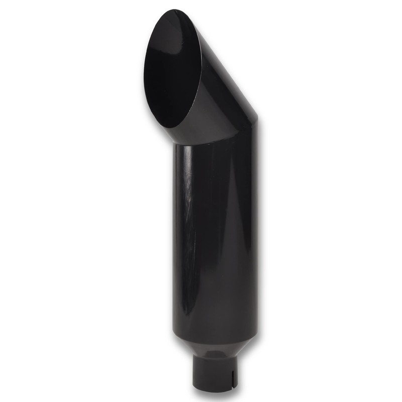 FGJQEFG 5 Inch Inlet 7 Inch Outlet Gloss Black Stainless