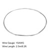 sourcing map 1.4mm AWG15 Heating Resistor Wire Nichrome Cable for