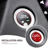 Carbon Fiber Car Engine Start Button Trim
