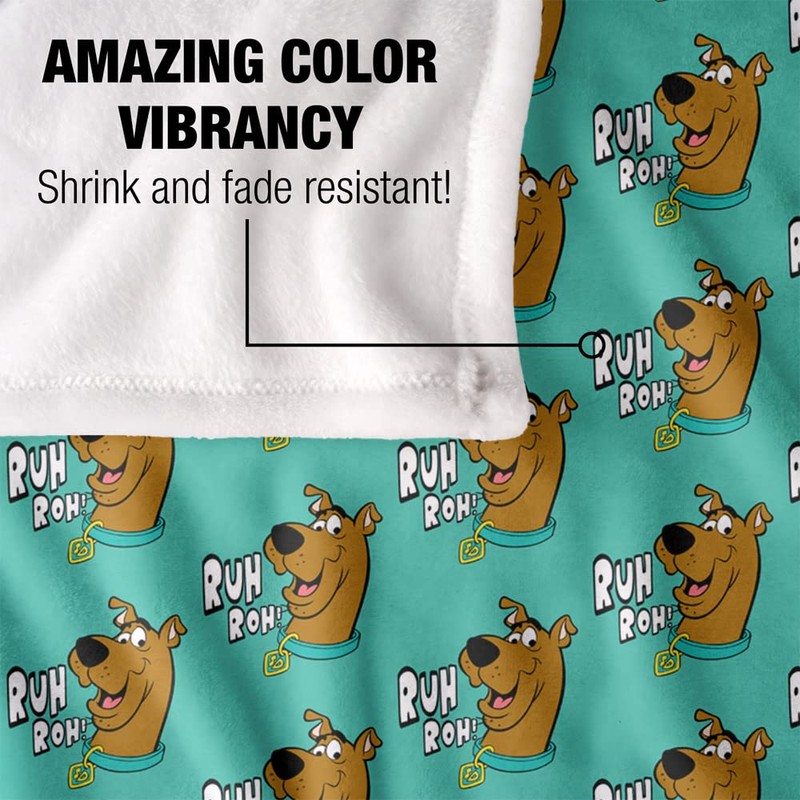 SCOOBY DOO! Silky Touch Super Soft Throw Blanket, 152 x