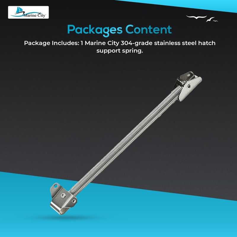 Marine City 304 Stainless Steel Best Grip Hatch Holder Adjuster
