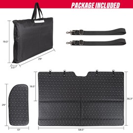 OHMU Non Inflatable Truck Bed Air Mattress for Large Truck,Car Travel Camping Back Seat Extender for F150/RAM 1500/Toyota/Silverado/GMC/Tundra