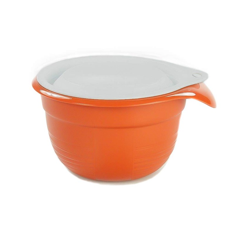 TUPPERWARE Combiplus Mixing Bowl Small 650 ml Terrraotta with Lid