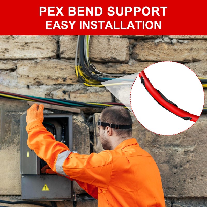 20 Pcs 3/8" - 1/2" Pex 90 Degree Elbow Plastic