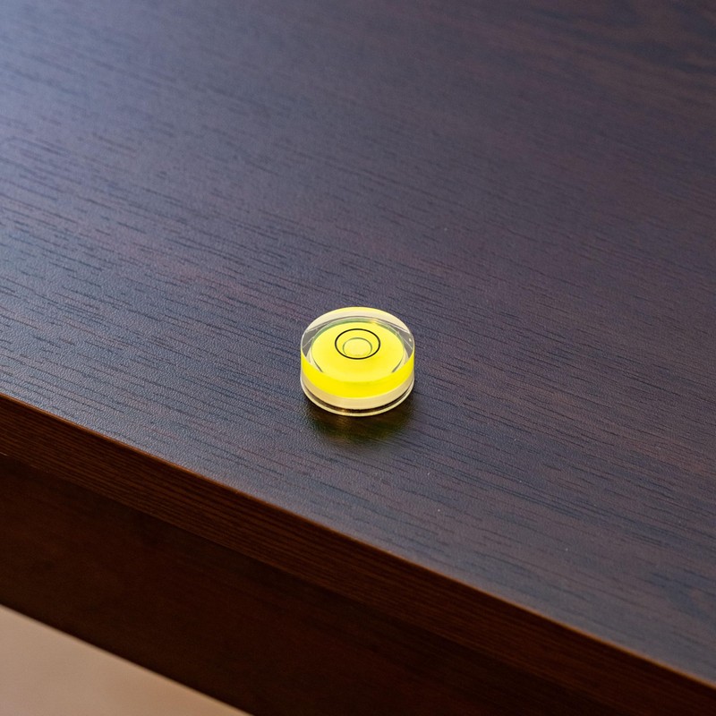 Round spirit level set, 5 pieces, with diameter 13.8 mm