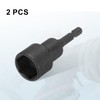 HARFINGTON 2pcs Magnetic Nut Driver 17mm Hex Drive Socket CR-V