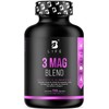 B Life Mezcla de 3 Magnesios Citrato, Óxido y Gluconato