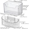 2PCS Cabinet Door Organizer,Self Adhesive Kitchen Cabinet Organizer,Cabinet Door Storage