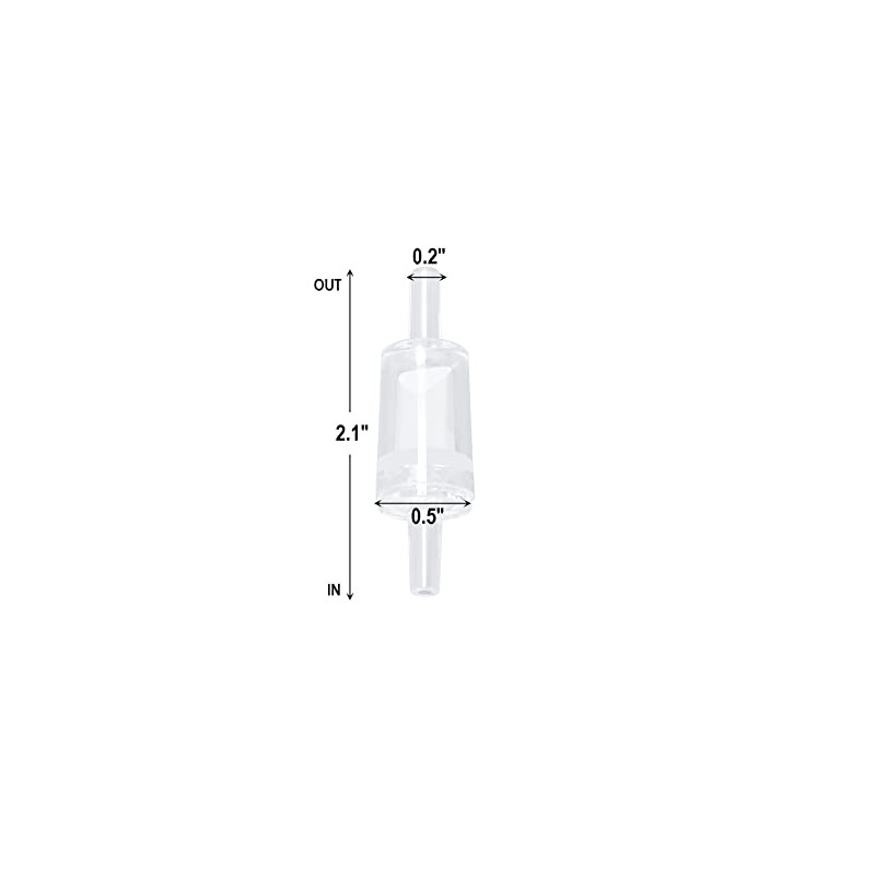 AQUANEAT Aquarium Check Valve, One Way Non Return Valve for