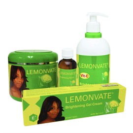 Hydroquinone Free Lemonvate Brightening Serum 30ml - Formulated to Fade Dark Spots and to Prevent Skin Discoloration, with Alpha Arbutin Complex and Vitamin C