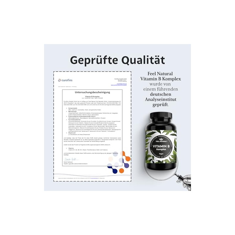 Vitamin B Complex Capsules – Pack of 180 Particularly high